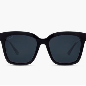 New DIFF eyewear black bella sunglasses